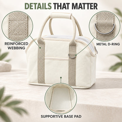 20 L Canvas Pet Tote Carrier, 2 Colors, By GAVPEPY image 5 - 4.jpg