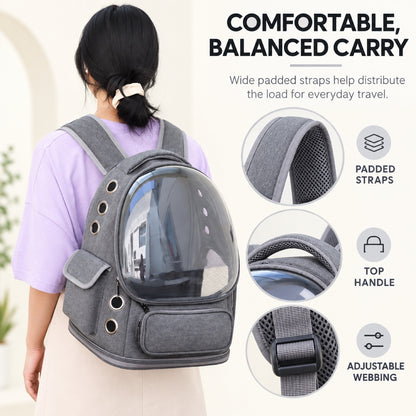 Lightweight Ventilated Pet Backpack, 5 Colors, By GAVPEPY image 5 - 4.jpg