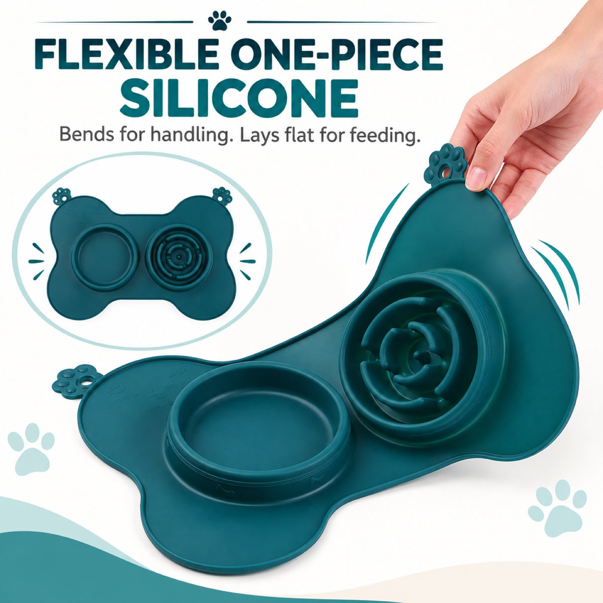 Suction Cup Silicone Pet Lick Mat, 3 Colors, By GAVPEPY image 5 - 4.jpg