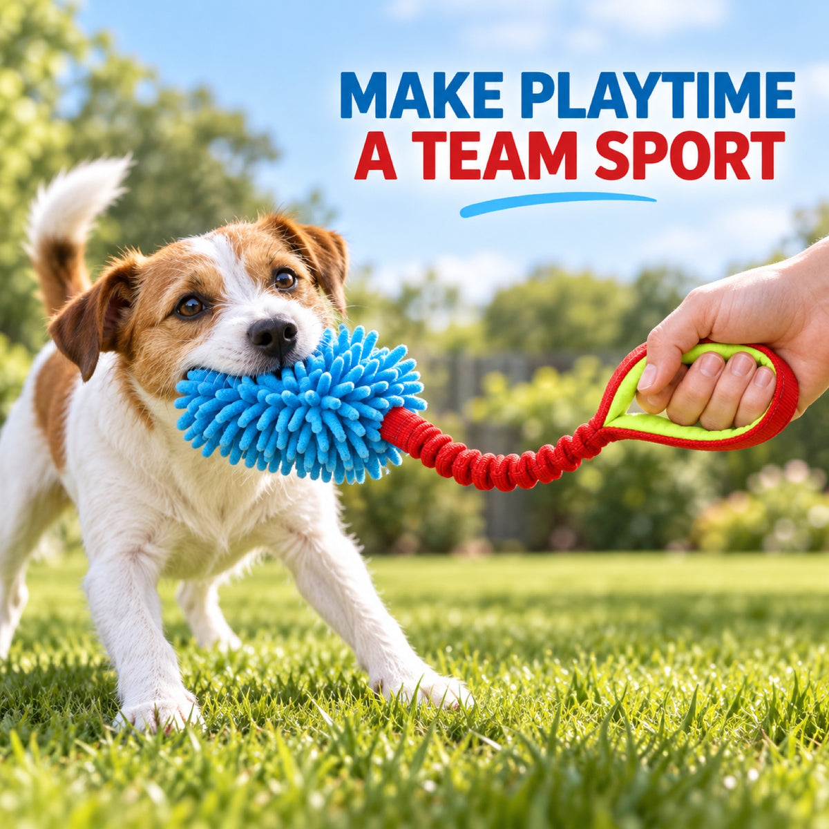Plush Rope Ball Dog Toy, 7 Colors, By GAVPEPY image 5 - 4.jpg