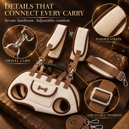 Convertible Pet Carrier Backpack, 4 Sizes and 2 Carry Styles, By GAVPEPY image 5 - 4.jpg
