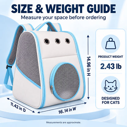 Reinforced Foldable Pet Backpack, 2 Colors, By GAVPEPY image 5 - 4.jpg