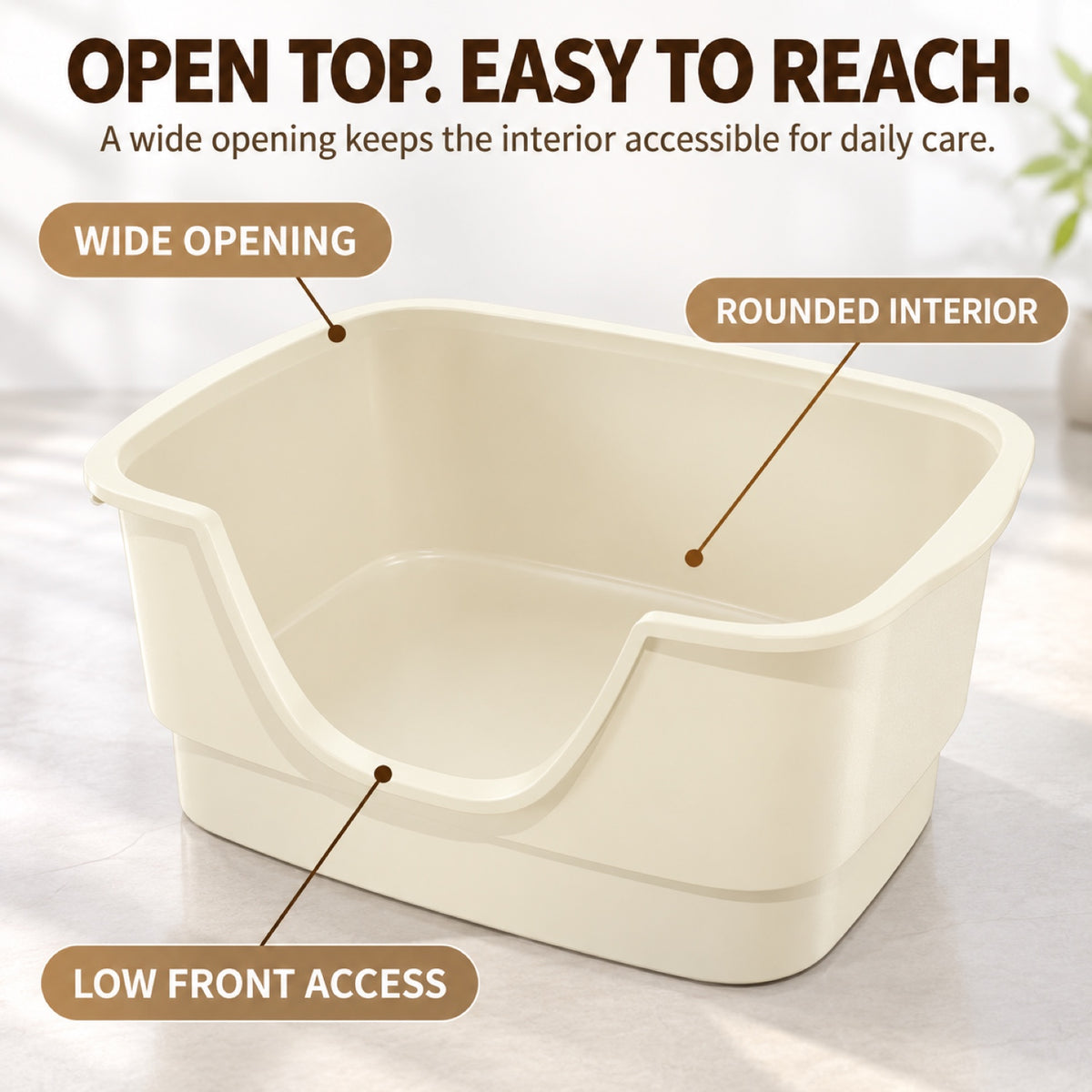 GAVPEPY Extra Large High-Sided Cat Litter Box, 3 Options image 5 - 4.jpg