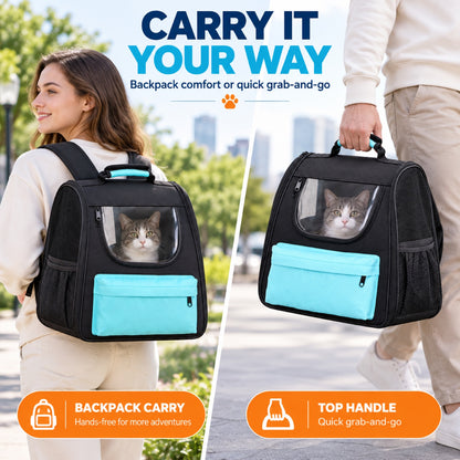 Transparent-Window Pet Carrier Backpack, 4 Colors, By GAVPEPY image 5 - 4.jpg