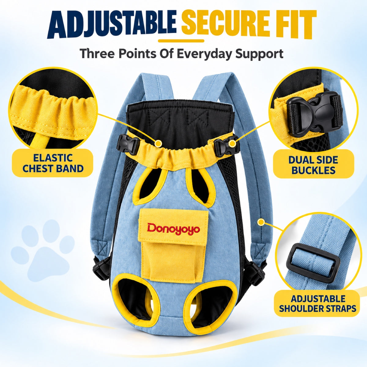 Four-Leg Pet Carrier Backpack, 3 Colors and 6 Sizes, By GAVPEPY image 5 - 4.jpg