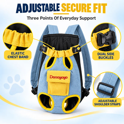 Four-Leg Pet Carrier Backpack, 3 Colors and 6 Sizes, By GAVPEPY image 5 - 4.jpg