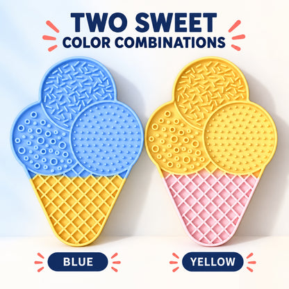 Ice Cream-Shaped Silicone Pet Lick Mat, 2 Colors, By GAVPEPY image 5 - 4.jpg