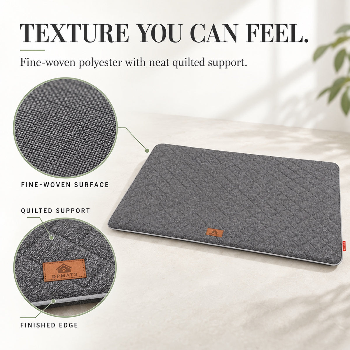 Linen Pet Bed Mat, 4 Colors & 3 Sizes, By GAVPEPY image 5 - 4.jpg