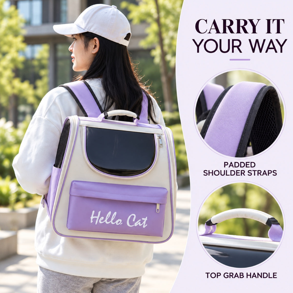 Ventilated 3D Pet Backpack, 6 Colors, By GAVPEPY image 5 - 4.jpg