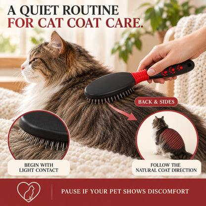 Cushion Pet Pin Brush with Red and Black Handle, By GAVPEPY image 5 - 4.jpg