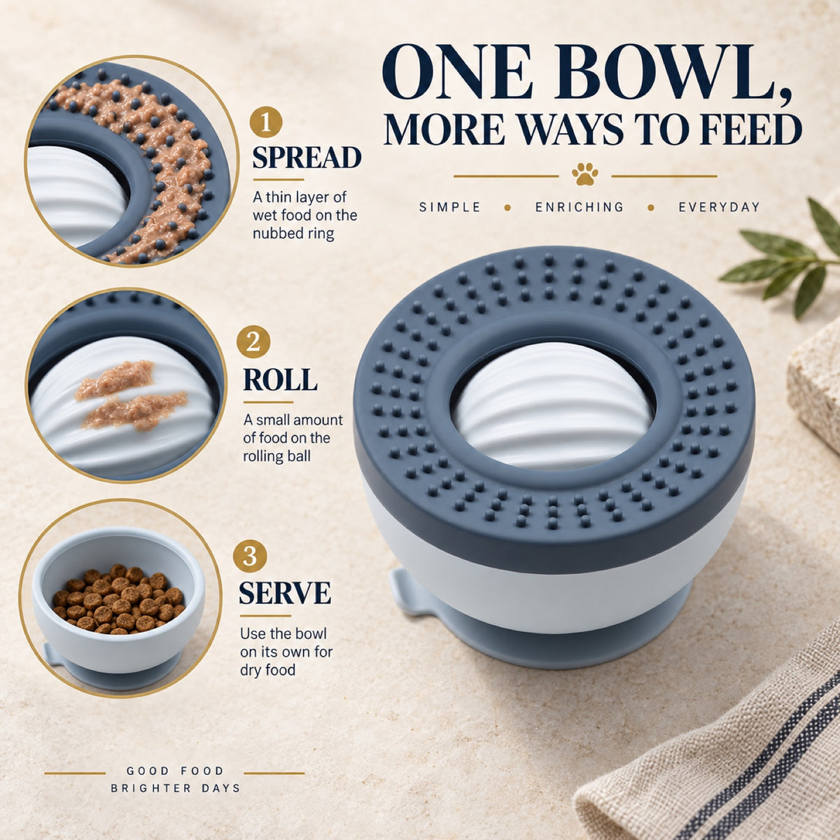 Silicone Suction Slow Feeder Lick Bowl, 3 Colors, By GAVPEPY image 5 - 4.jpg
