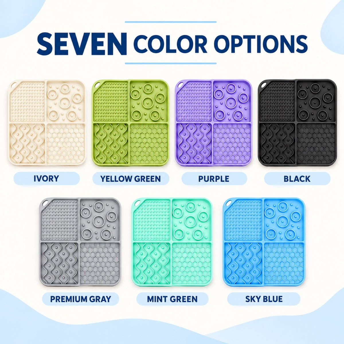 Multifunction Silicone Pet Lick Mat, 7 Colors, By GAVPEPY image 5 - 4.jpg