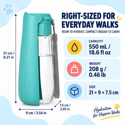 Portable Pet Water Bottle Collection, 400-800 mL, 17 Options, By GAVPEPY image 5 - 4.jpg