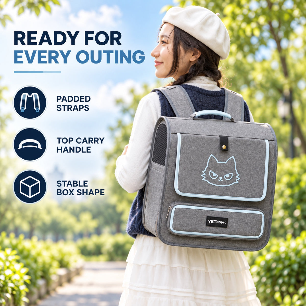 Foldable Ventilated Pet Carrier Backpack, 3 Colors, By GAVPEPY image 5 - 4.jpg