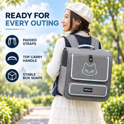 Foldable Ventilated Pet Carrier Backpack, 3 Colors, By GAVPEPY image 5 - 4.jpg