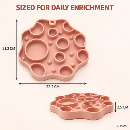 2-in-1 Silicone Pet Lick Mat & Double Bowl, 6 Colors, By GAVPEPY image 5 - 4.jpg