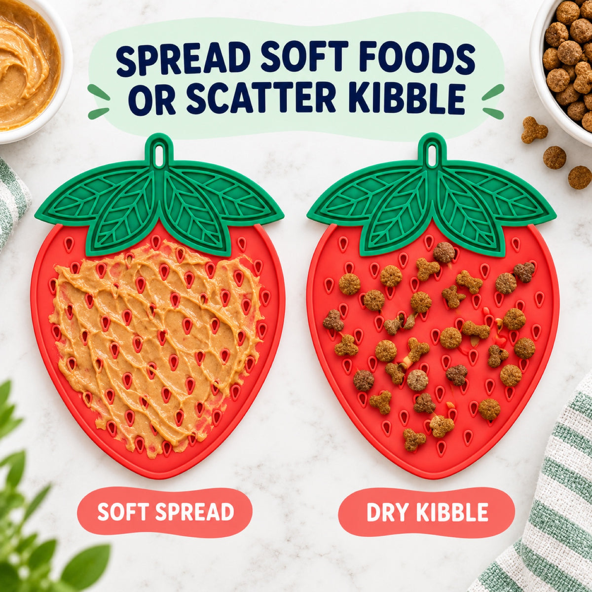 Strawberry-Shaped Silicone Pet Lick Mat, By GAVPEPY image 5 - 4.jpg