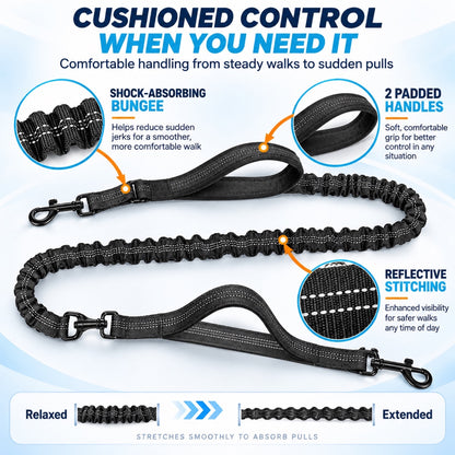 Hands-Free Running Dog Leash with Waist Pack, 4 Colors, By GAVPEPY image 5 - 4.jpg