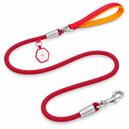 Patterned Rope Dog Leash with ID Tag, 5 Colors and 4 Sizes, By GAVPEPY image 23 - 5693819763304.jpg