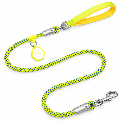 Patterned Rope Dog Leash with ID Tag, 5 Colors and 4 Sizes, By GAVPEPY image 15 - 5693819763317.jpg