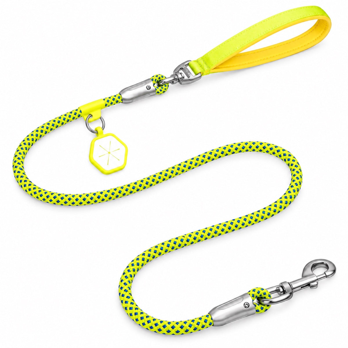 Patterned Rope Dog Leash with ID Tag, 5 Colors and 4 Sizes, By GAVPEPY image 12 - 5693819763318.jpg