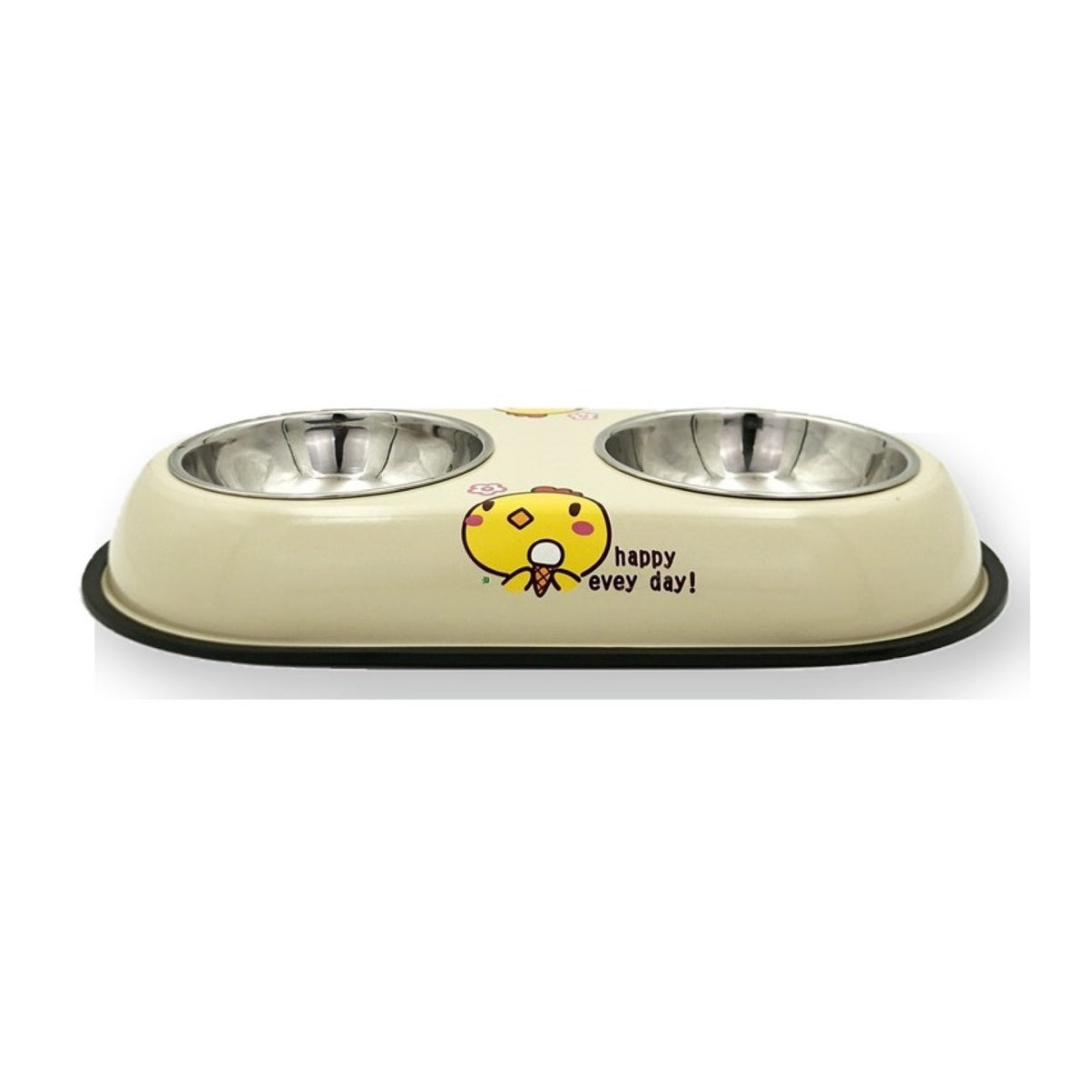 Chicken-Print Double Pet Bowl, 2 Sizes, By GAVPEPY image 8 - 5746801390741.jpg