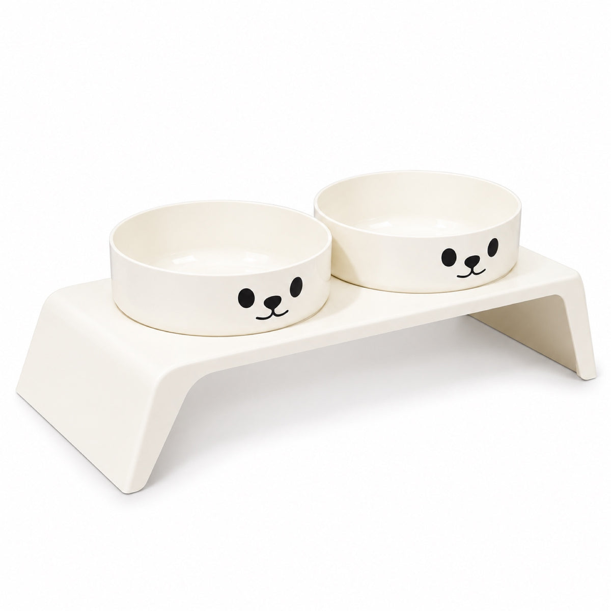 Cat-Face Double Pet Bowl, 2 Colors, By GAVPEPY image 9 - 5758672208912.jpg