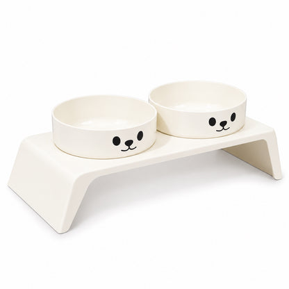 Cat-Face Double Pet Bowl, 2 Colors, By GAVPEPY image 9 - 5758672208912.jpg
