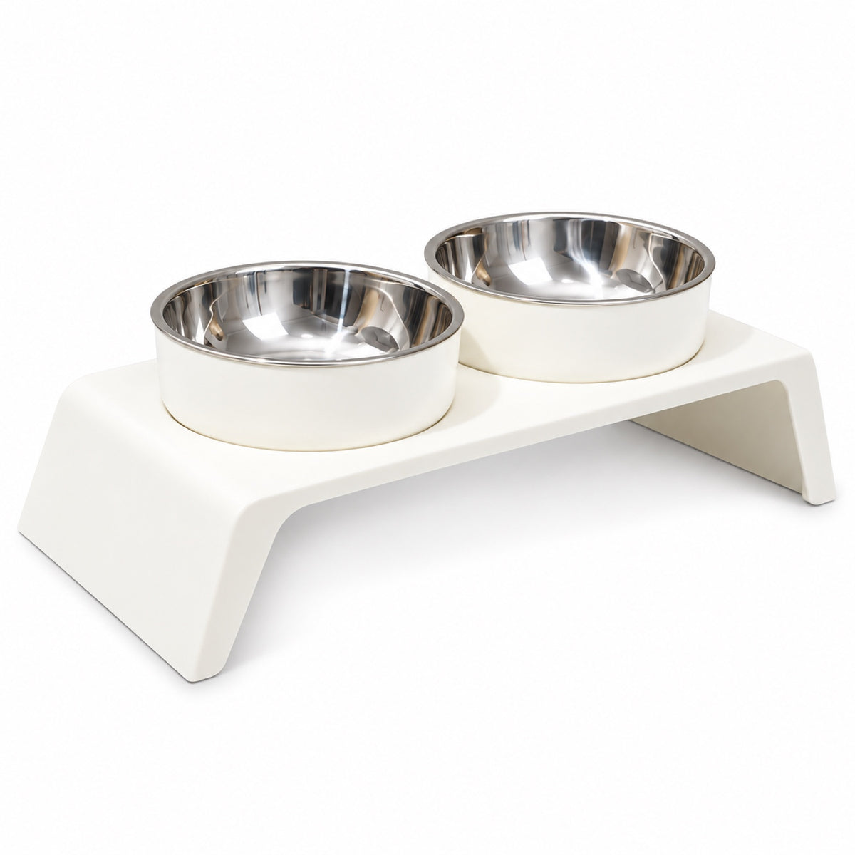 Solid-Color Stainless Steel Double Pet Bowl, 2 Colors, By GAVPEPY image 8 - 5758672208923.jpg