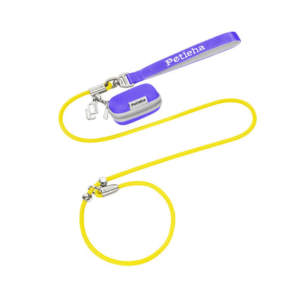 Integrated Slip-Lead Dog Leash Set with Storage Bag, 27 Options, By GAVPEPY image 22 - 5883295080918.jpg