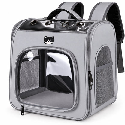 Transparent-Front Ventilated Pet Carrier Backpack, 6 Colors, By GAVPEPY image 12 - 5983461921919.jpg
