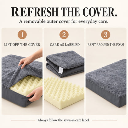 Egg-Crate Foam Pet Bed, 2 Label Styles & 7 Sizes, By GAVPEPY image 6 - 5.jpg