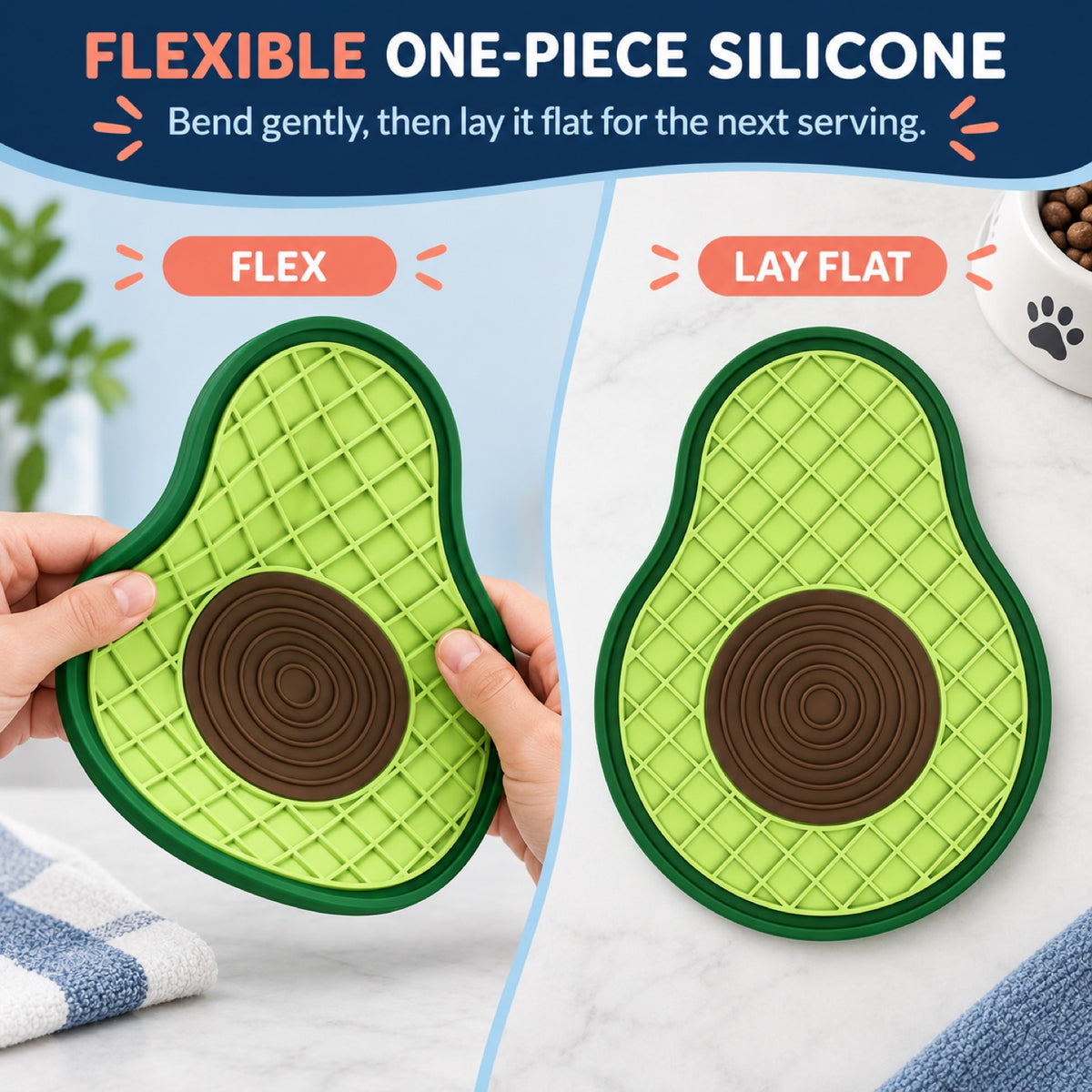 Avocado-Shaped Silicone Pet Lick Mat, By GAVPEPY image 6 - 5.jpg