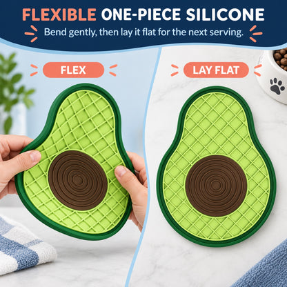 Avocado-Shaped Silicone Pet Lick Mat, By GAVPEPY image 6 - 5.jpg