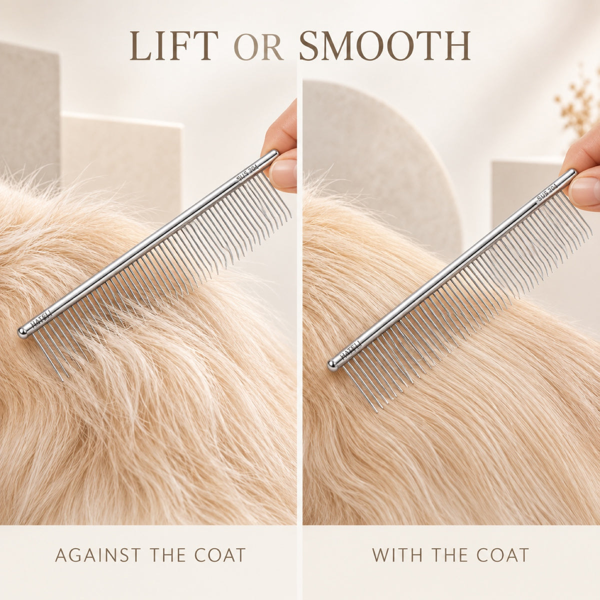 304 Stainless Steel Pet Grooming Comb, 3 Styles, By GAVPEPY image 6 - 5.jpg