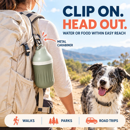 Compact Pet Water Dispenser, 220 or 420 mL, 5 Colors, By GAVPEPY image 6 - 5.jpg