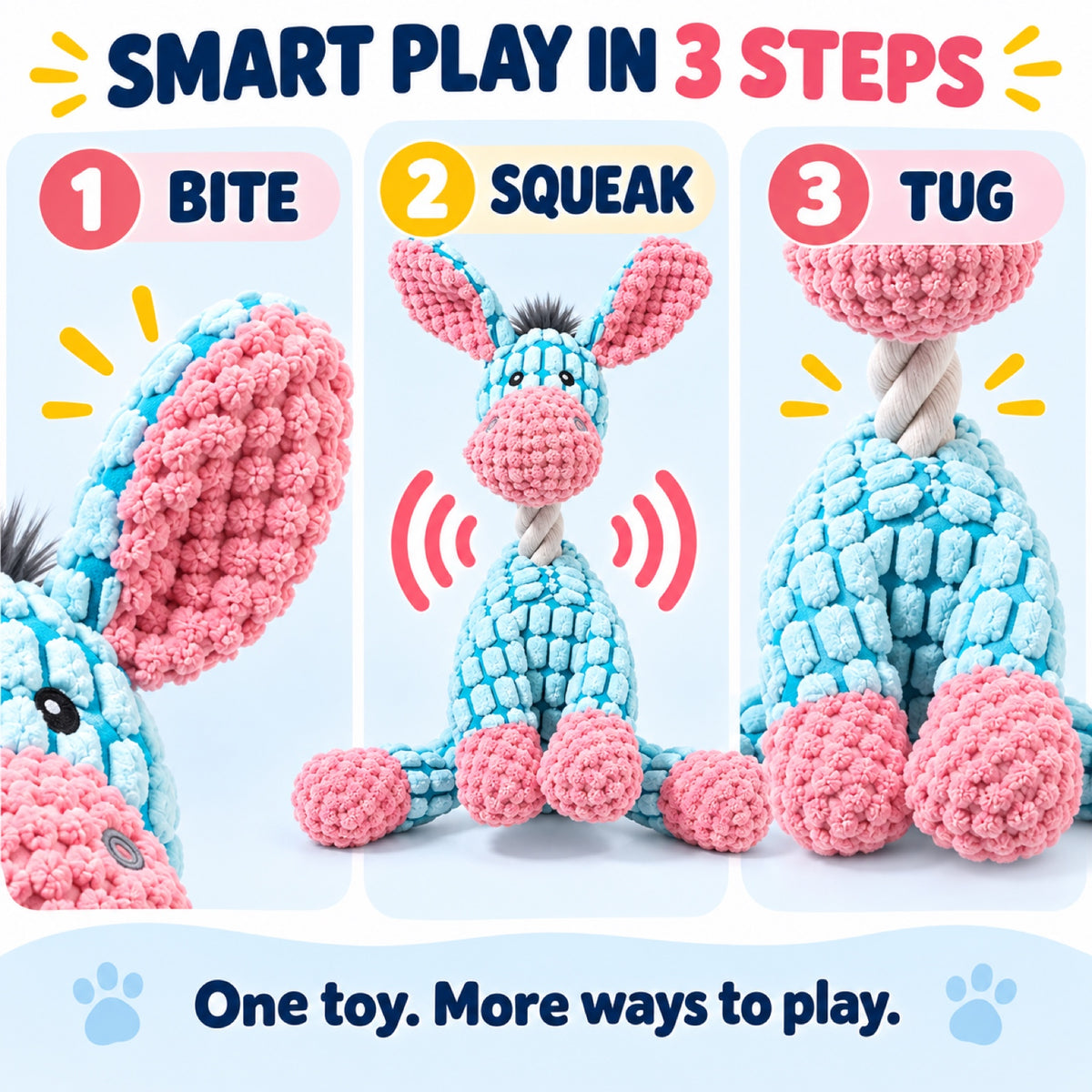 Plush Squeaky Animal Dog Toy, 34 Styles, By GAVPEPY image 6 - 5.jpg