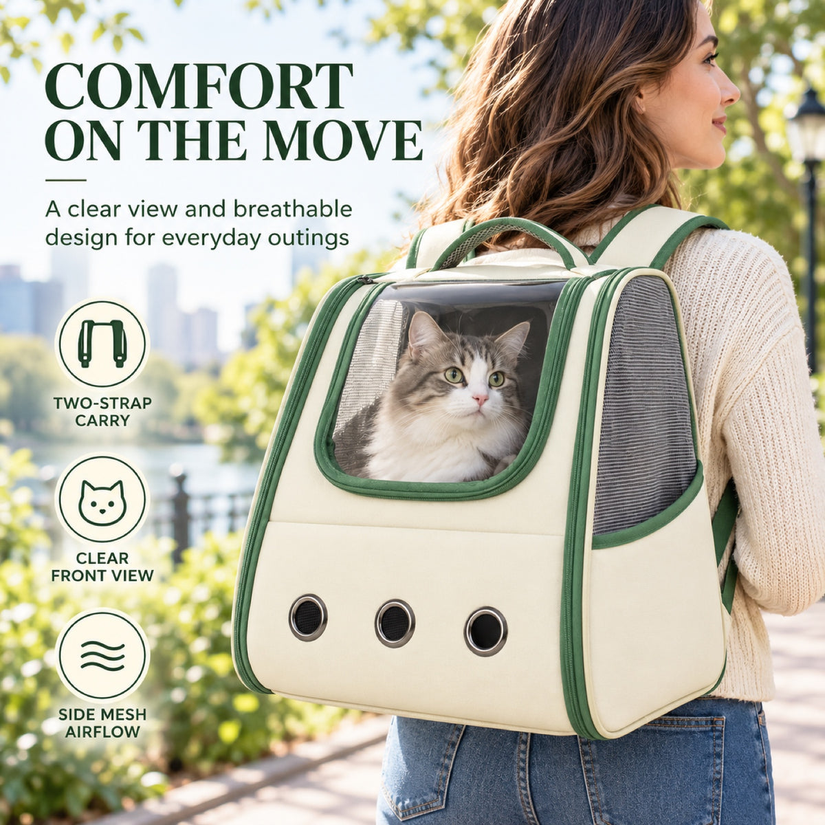 Foldable Ventilated Pet Backpack, 4 Colors, By GAVPEPY image 6 - 5.jpg