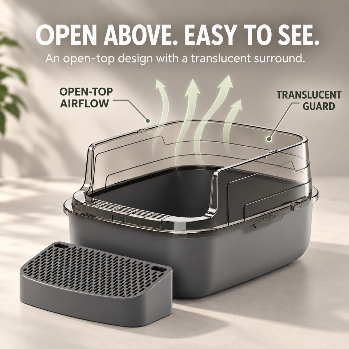 GAVPEPY High-Sided Cat Litter Box, 4 Options image 6 - 5.jpg