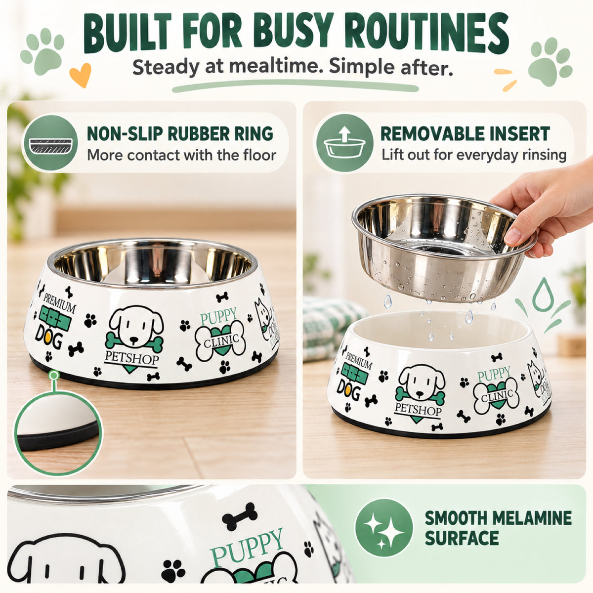 Double-Layer Non-Slip Pet Bowl, 3 Sizes, By GAVPEPY image 6 - 5.jpg