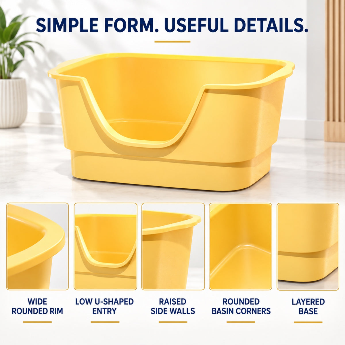 GAVPEPY Extra Large High-Sided Cat Litter Box, 3 Options image 6 - 5.jpg