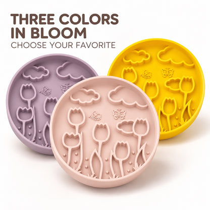 Tulip Silicone Slow Feeder Lick Mat, 3 Colors, By GAVPEPY image 6 - 5.jpg
