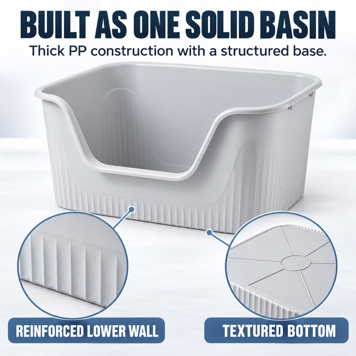 GAVPEPY Extra Large High-Sided Cat Litter Box, 3 Options image 6 - 5.jpg