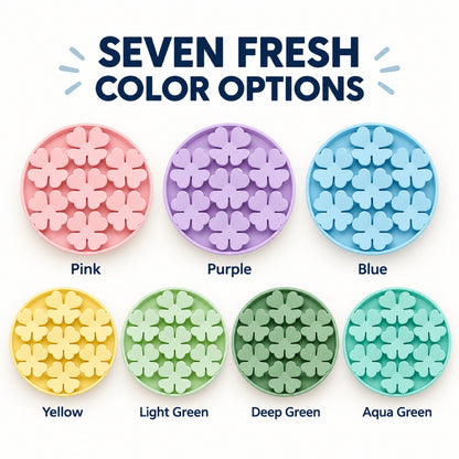 Petal Round Silicone Pet Lick Mat, 7 Colors, By GAVPEPY image 6 - 5.jpg