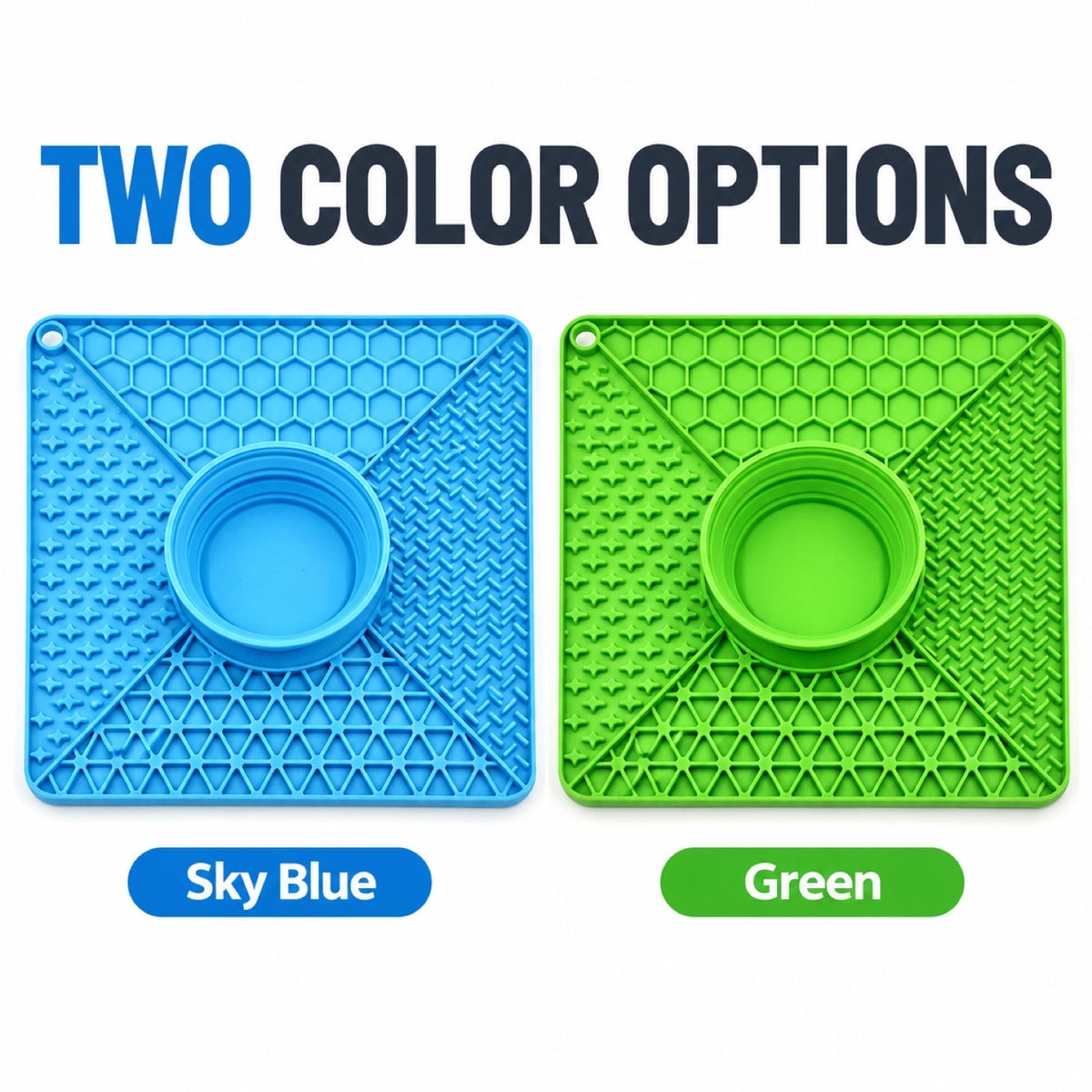 Large 32 cm Silicone Pet Lick Mat with Folding Bowl, 2 Colors, By GAVPEPY image 6 - 5.jpg