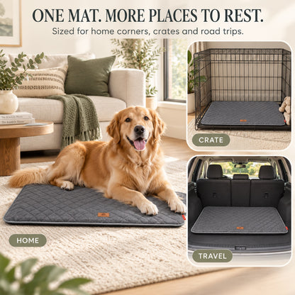 Linen Pet Bed Mat, 4 Colors & 3 Sizes, By GAVPEPY image 6 - 5.jpg