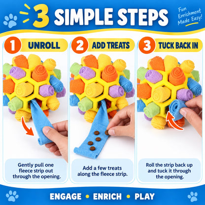 Cotton Rope Snuffle Ball Dog Toy, 4 Colors, By GAVPEPY image 6 - 5.jpg