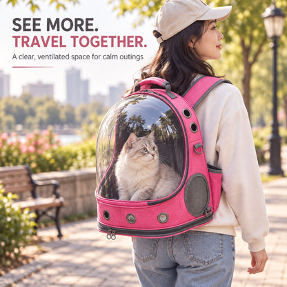 Panoramic Space Capsule Pet Backpack, 3 Colors, By GAVPEPY image 6 - 5.jpg