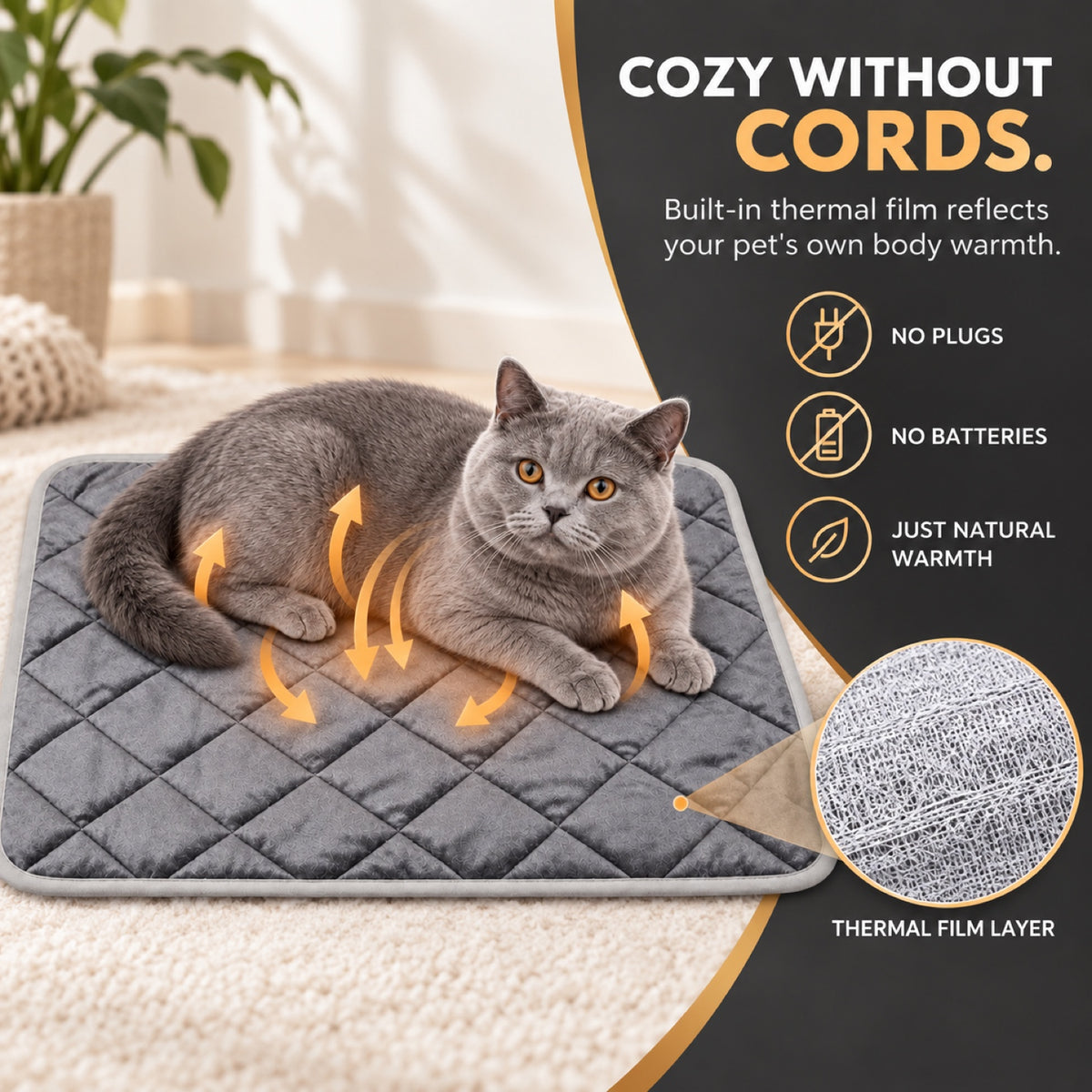 Reversible Waterproof Self-Warming Pet Mat, 3 Colors & 4 Sizes, By GAVPEPY image 6 - 5.jpg