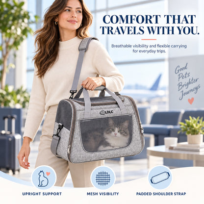 Large Convertible Pet Carrier Bag, 2 Sizes, 4 Colors, By GAVPEPY image 6 - 5.jpg